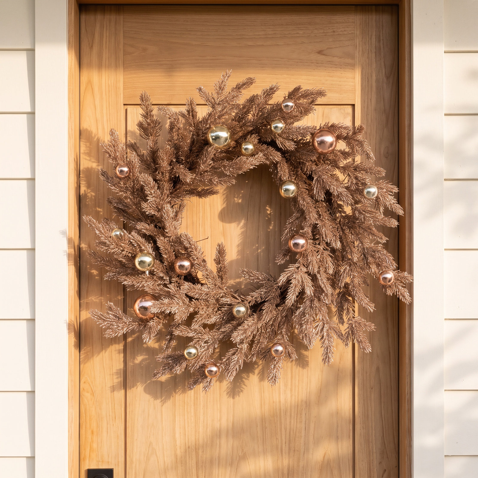 24'' Faux Pine Silk Wreath
