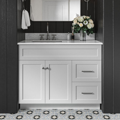 Ensemble de meuble-lavabo simple 43 po Partham