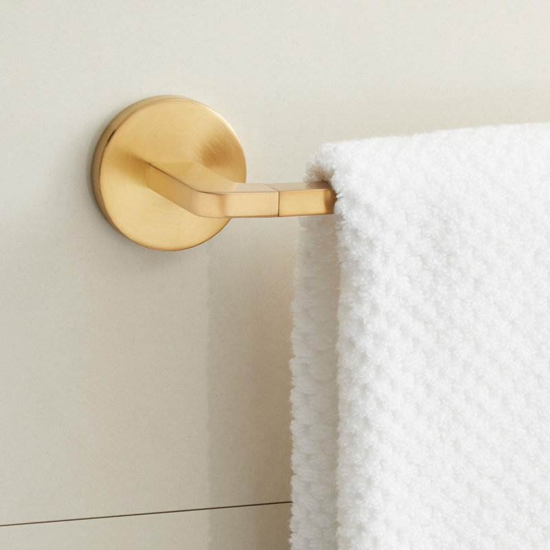 Drea 26-1/8" Towel Bar, Brushed Gold