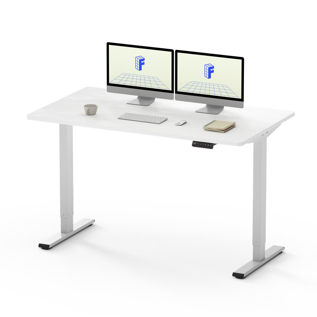Bulmer 100Cm W Height Adjustable Rectangle Standing Desk