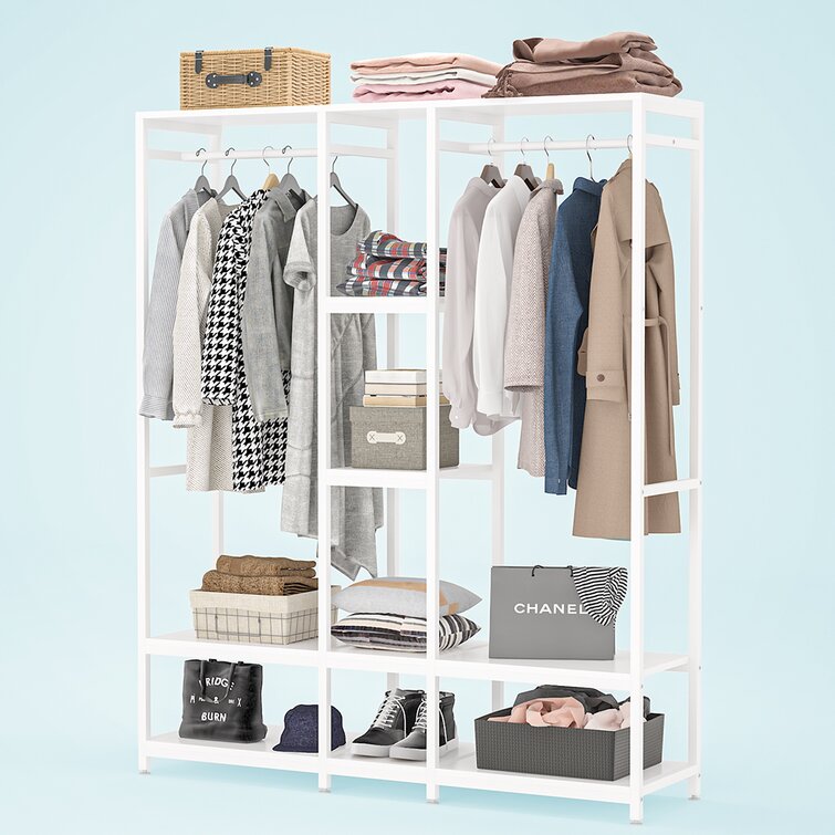 WEKITY Freestanding Closet Organizer,Portable Closet,Wardrobe