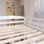 Lit superposé simple au-dessus de simple et simple avec cadre en bois avec bureau intégré et tablettes-1355932462