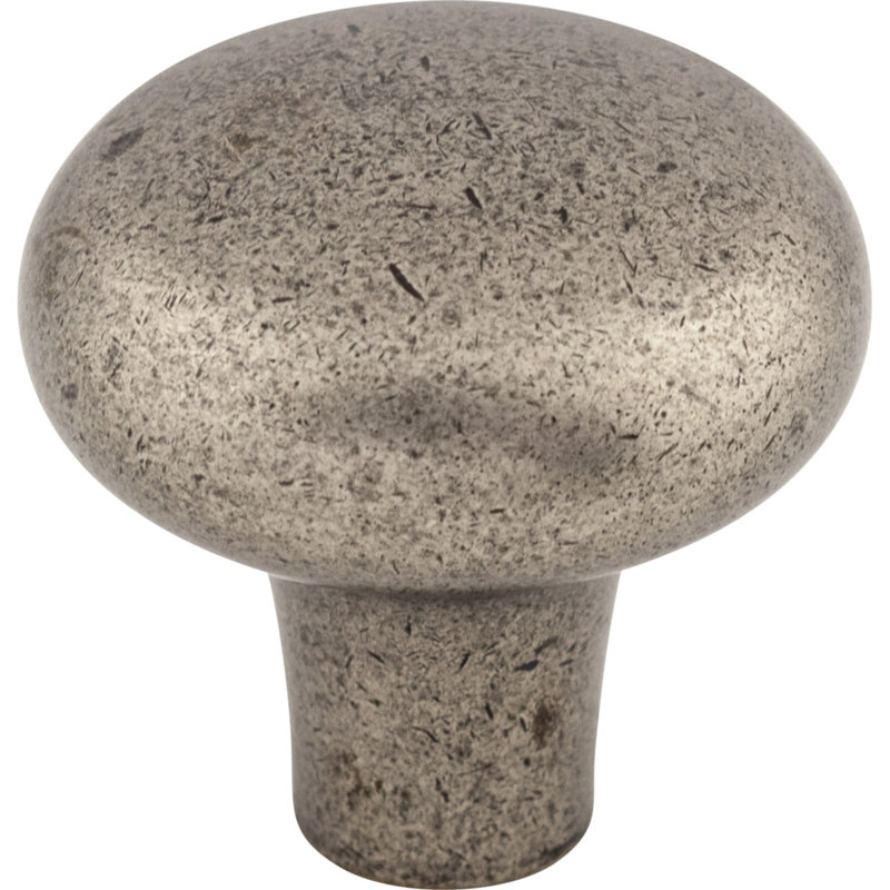Aspen Round 7/8" Diameter Round Knob, Silicon Bronze Light, 1 5/8" Knob Diameter