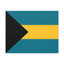 "Drapeau du pays des Bahamas" sur toile-1671857493