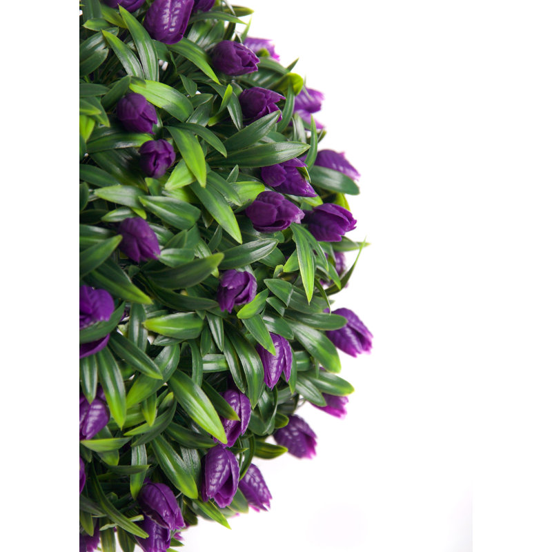 Faux Plant, Purple, 38cm H x 38cm W x 38cm D