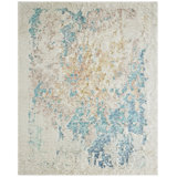 Gilbertina Wool Abstract Area Rug