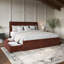 Lit plateforme en bois massif Jeinny avec pied de lit et tiroirs de rangement assortis-1435233022-1435233018