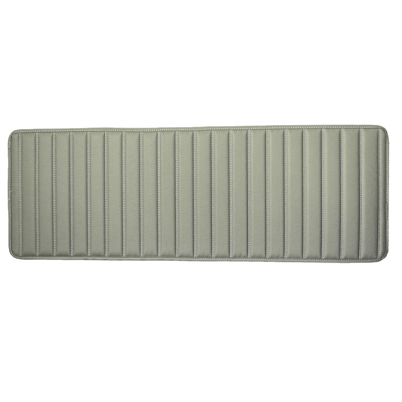 Tapis de porte antidérapant, Gris, L 14 po x l 40 po