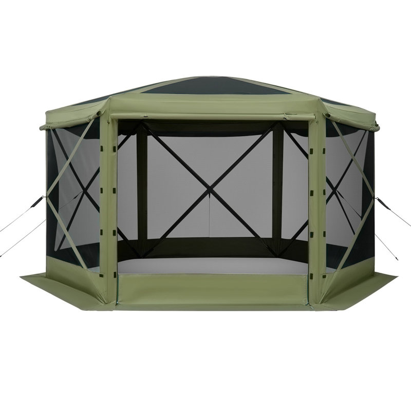 Tente escamotable avec abri de jardin avec toit amovible et sac de transport