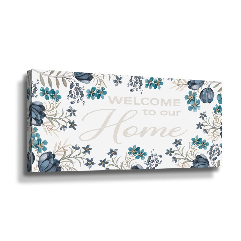 Bienvenue dans notre galerie, Toile tendue, H 24 po x l 48 po x P 2 po