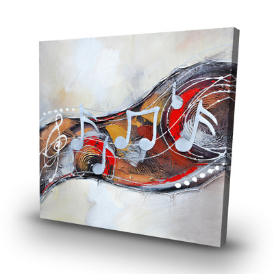 Abstract serenade - 32"x32" art on canvas