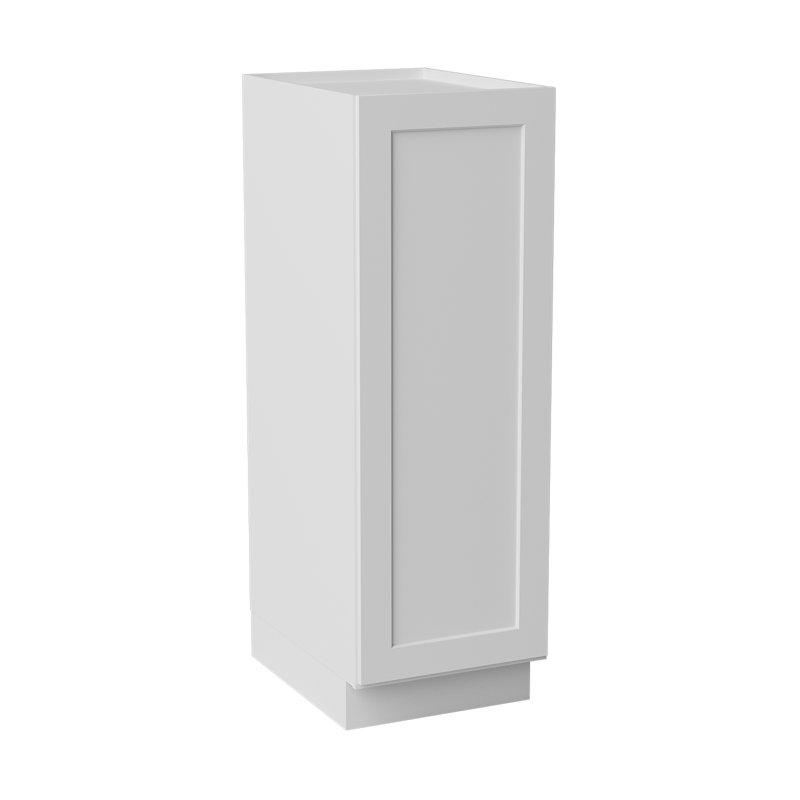 Armoire de cuisine en bois massif prête à assembler, Blanc, 54", 18"