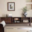 Console de télévision Mid-Century avec finition en bois-467470225