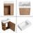 Sarnor 16" Single Bathroom Vanity Set, Wall Mounted Bathroom Vanity with White Resin Sink Top , Floating vanity with Soft Close Door & Shelf, Single Bathroom Vanity with Top