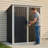 36X60-Inch Outdoor Storage Shed, Suitable For Bicycles And Patio Furniture, Black