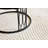 Rustic Industrial Round Coffee Table with Premium MDF Top