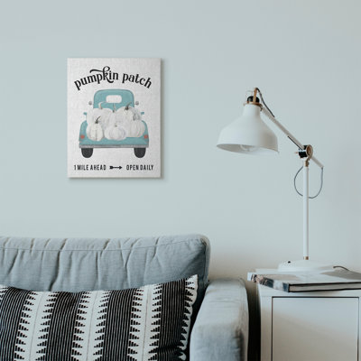 « citrouille patch truck automne automne saison design », art textuel