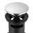 Matte Black Faucet For Kitchen Sink, Single Handle, Push - Button Drain, Temperature Control With Knob Style Curved Spout To Expand Washing Space, 304 Stainless Steel, Bathroom, Rv, Bar Sink Handle
