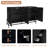 Buffet Cabinet With Storage, Accent Cabinet With 4 Carved Doors ,Sideboard With Adjustable Shelves For Kitchen ,Living Room, Entryway