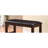 Counter Height Bench In With Faux Leather Upholstered Cushion Seat And Footrest -colored Upholstery Warm Brown