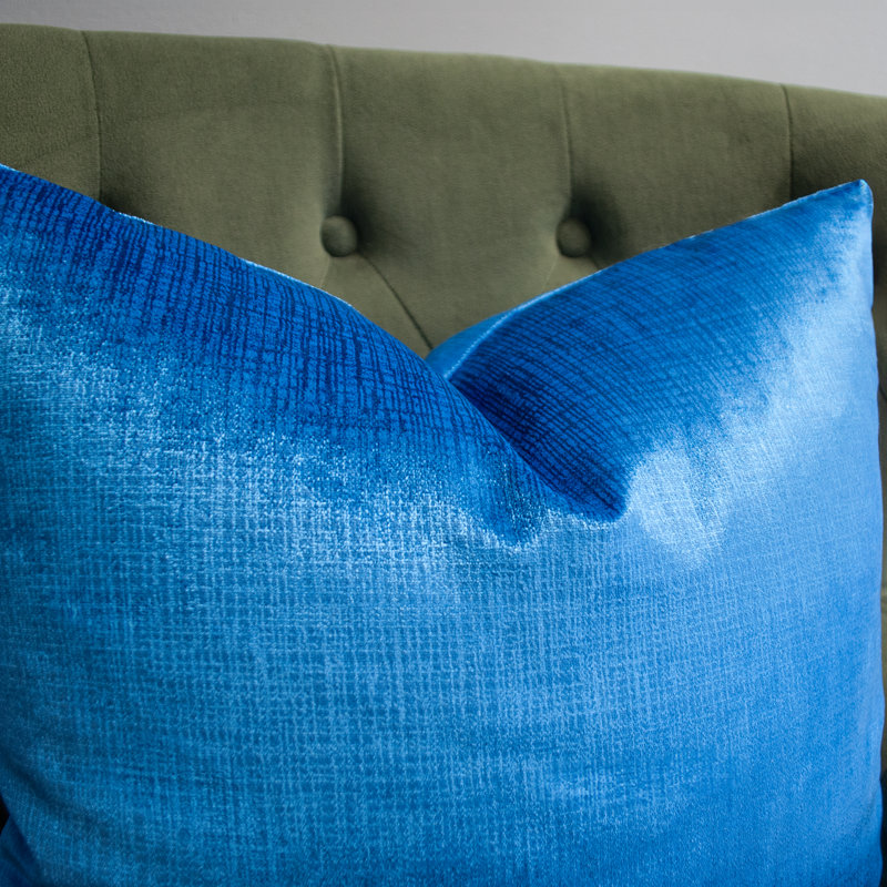 Housse de coussin bleu Thomas Thomas®, Rectangle H 12 po x l 25 po