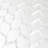 Art Deco Frosted 1.25" x 3" Glass Mosaic Peel and Stick Wall Tile-40604216