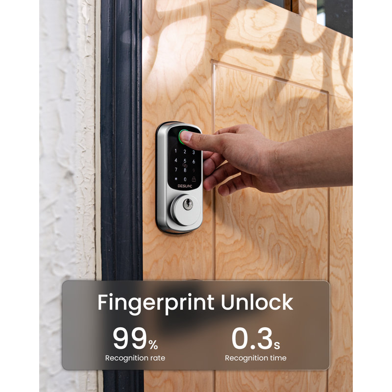 Desloc Fingerprint Smart Lock With Bluetooth