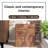 Bohl vidaXL Solid Teak Wood Stool, Versatile Footrest/Side Table, 15.7" x 15.7" x 17.7"