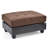 Stylish Chocolate Contemporary Ottoman