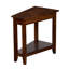 Table de chevet avec tablette Odel, brun acajou brun foncé, 24 pouces Odel