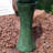 Yardley Weather-Resistant Modern Green Polyresin Solar Fountain with Battery
