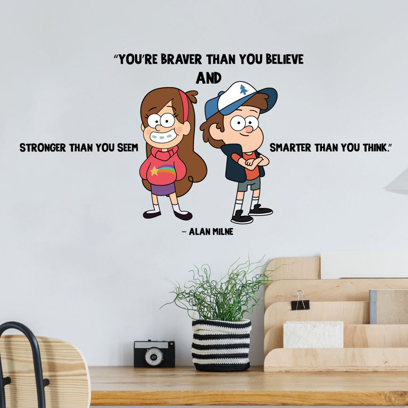 Text & Numbers Wall Decal, 12" H x 20" W x 0.5" D