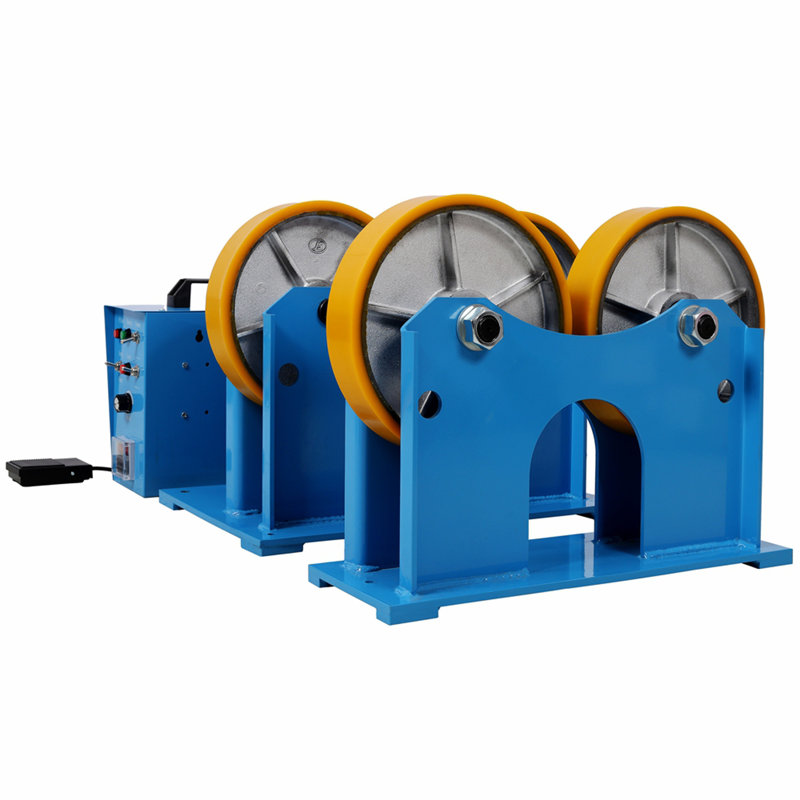 Rouleau 110V de rotation Rolls, 1000KG / 2205LBS, rouleau rotatif de soudage, positionneur rotatif de soudage avec boîtier de commande et interrupteur au pied