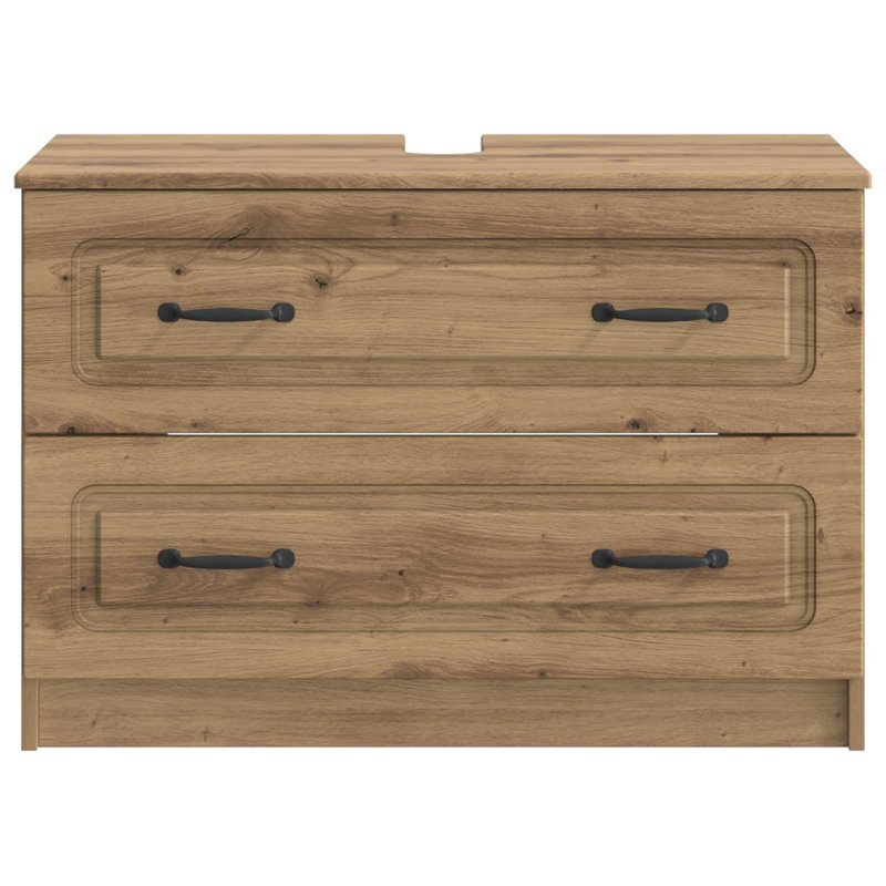 Bathroom Storage, Artisan Oak