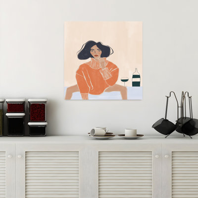 Contemporary Art Minimalist Portrait Art