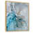 Toile brune avec cadre flottant