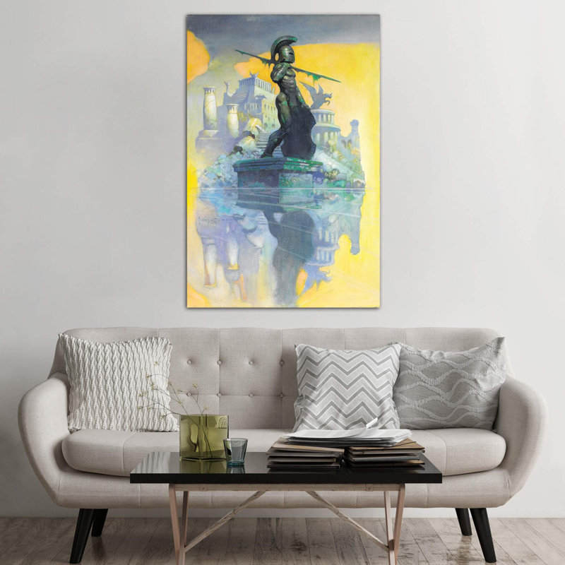 Atlantis by Atlantis - Wrapped Canvas Painting, 66.04 cm H x 45.72 cm W x 1.91 cm D