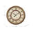 Clocks, Round, Wall Clock, Antique Brown, Transitional-2026465351