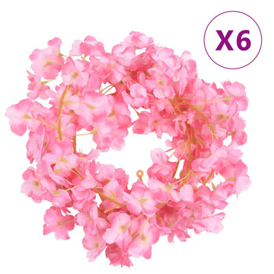 Flower Garlands 6 pcs 180 cm