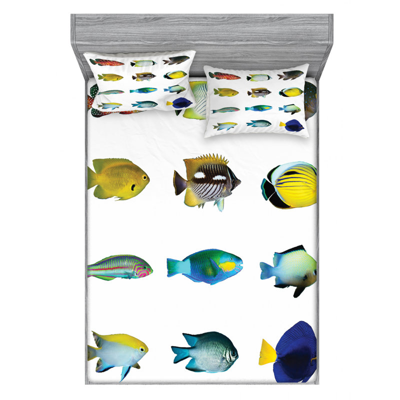 Microfiber Sheet Set, Full Sheet Set with Fitted Sheet