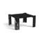 Table basse Abe en marbre véritable noir-370637123