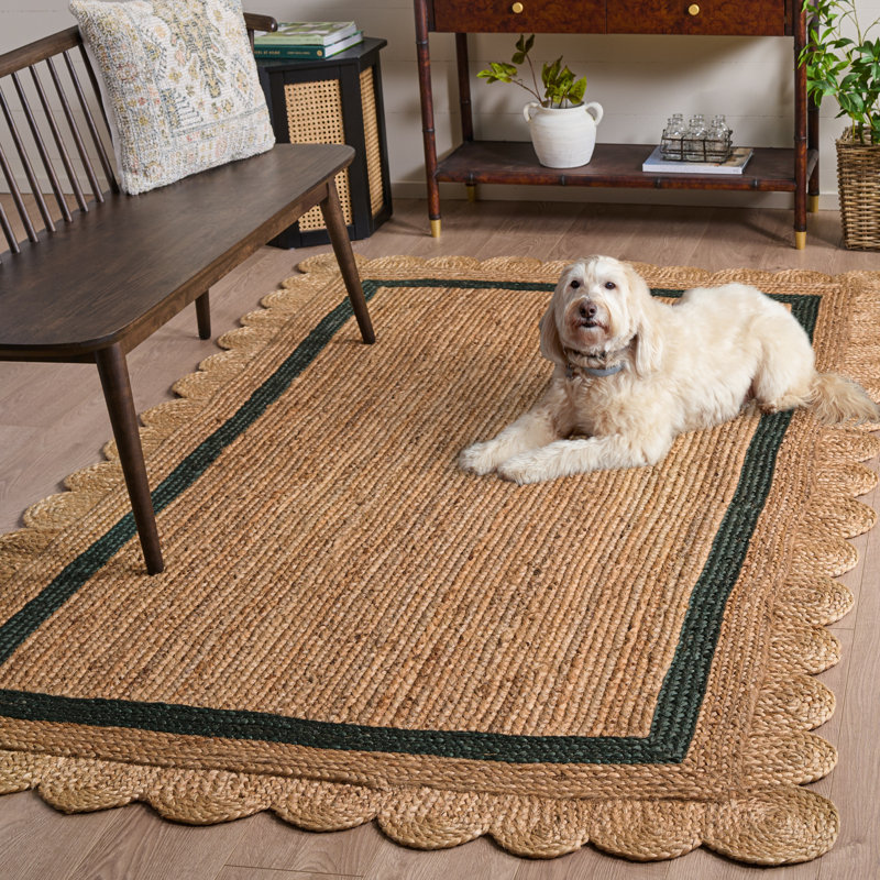 Inkai Jute/Sisal Area Rug, Rectangle 6' x 9'