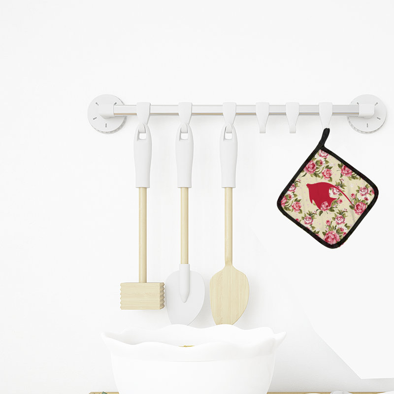 Cuisinier poignée de roses d’élégance east urban home ange fish shabby