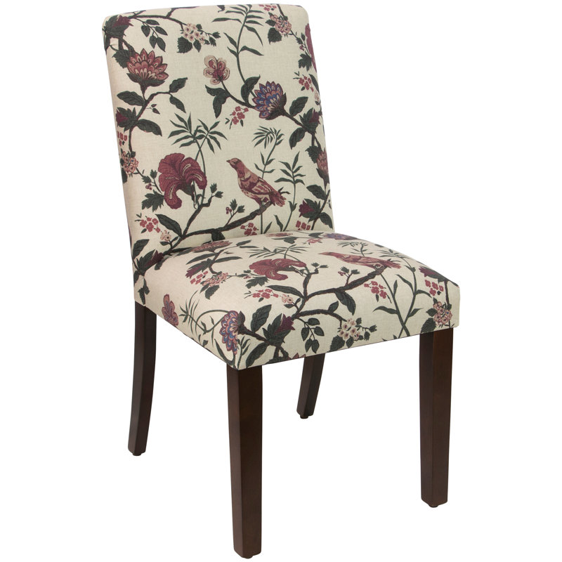 20'' H Upholstered Dining Chair, Shaana Holiday Red, Ancient Stewart Red