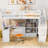 Gillianne Kids Twin Loft Bed with Drawers-1022698874