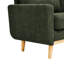 2 places Mid-Century moderne tapissier de 67,7 po de largeur