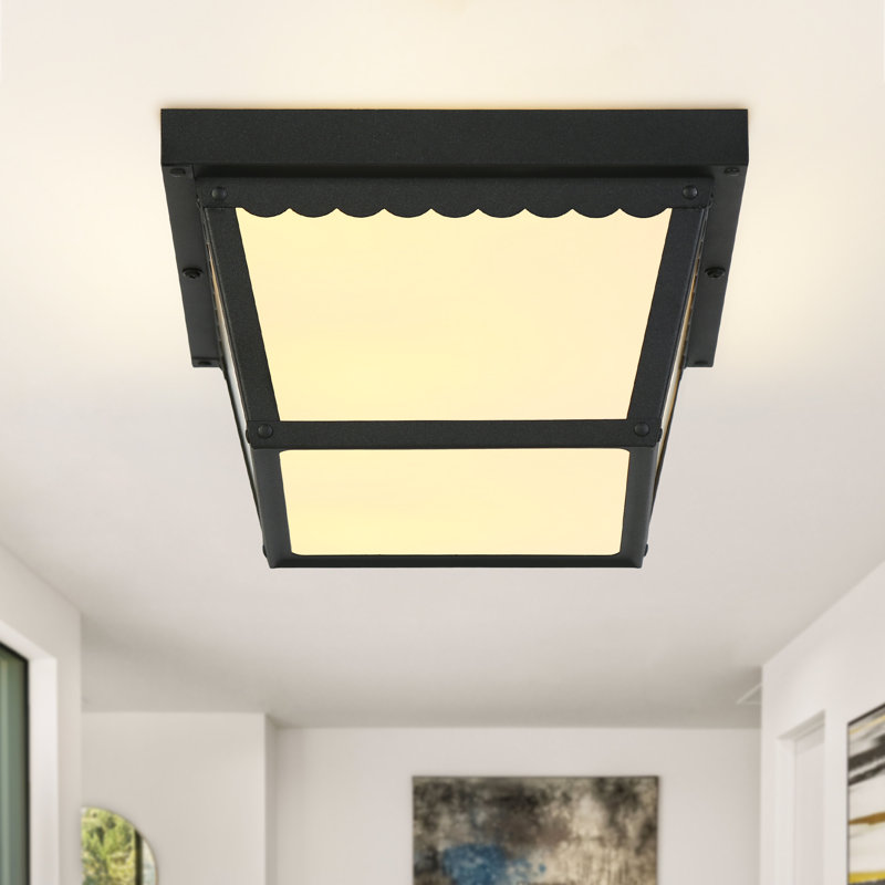 Plafonnier encastré 2 lumières