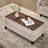 100.79 Inch Wide U Shaped Sectional Sofa with Sleeper Bed Featuring and Long Ottoman with Coffee Table-619665961