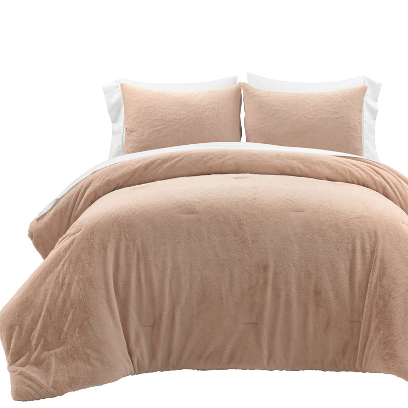 Microfiber 7 Piece Comforter Set, Queen Comforter + 6 Additional Pieces, Light Gray