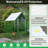 Elske Metal Chicken Run Coop, Walk-in Cage with Waterproof & Anti-UV Cover Lockable Door Design-2114273974